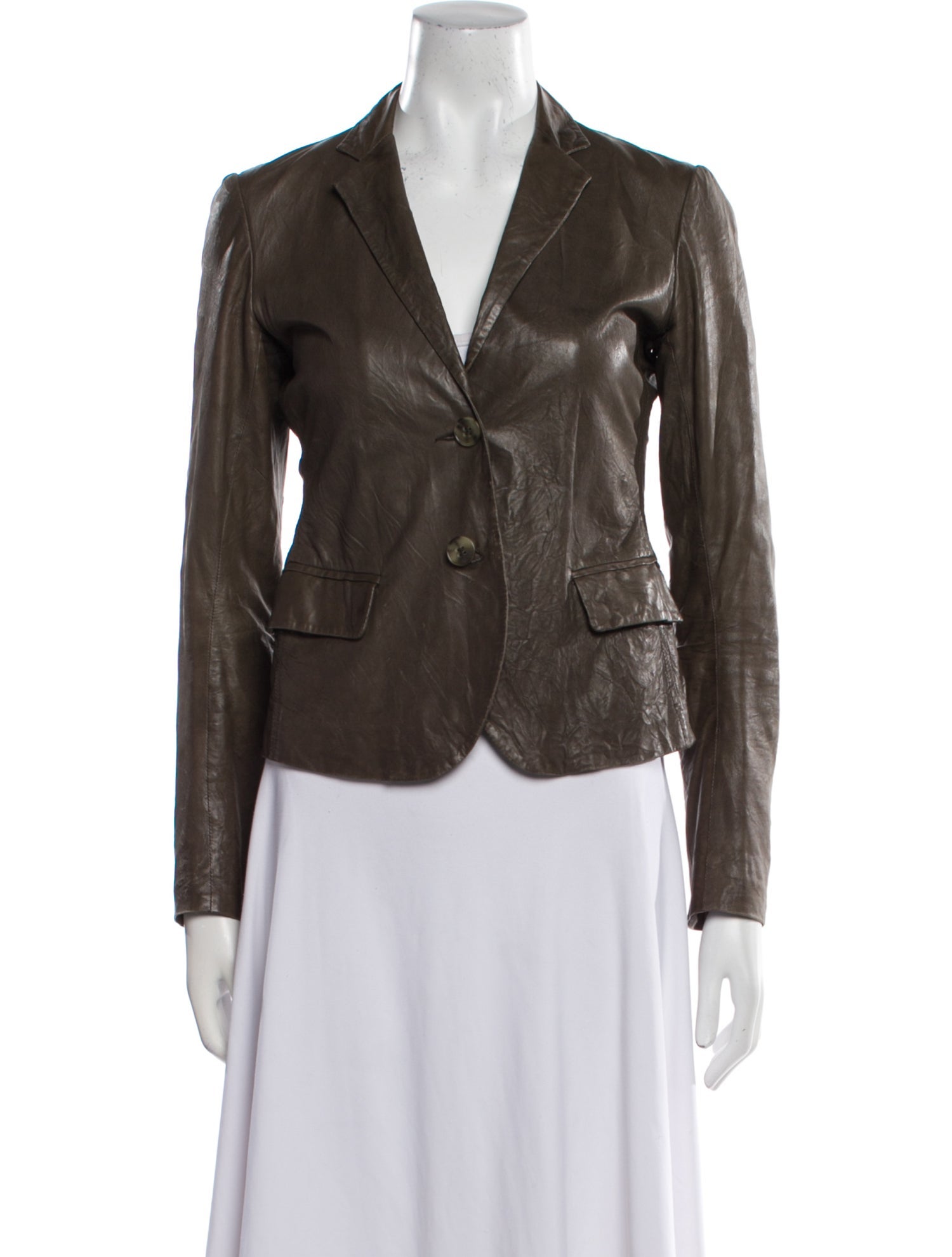 Theory Leather Blazer