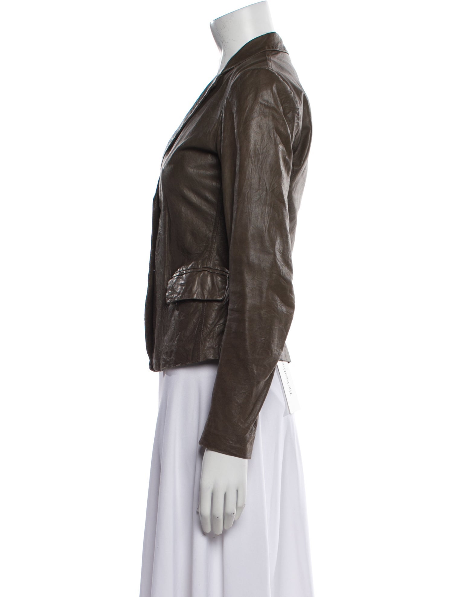 Theory Leather Blazer