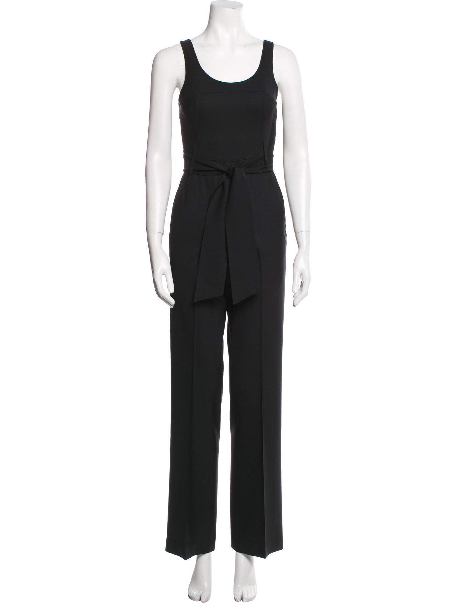 Theory Wool Scoop Neck Jumpsuit