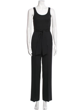 Theory Wool Scoop Neck Jumpsuit