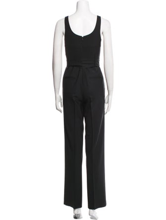 Theory Wool Scoop Neck Jumpsuit