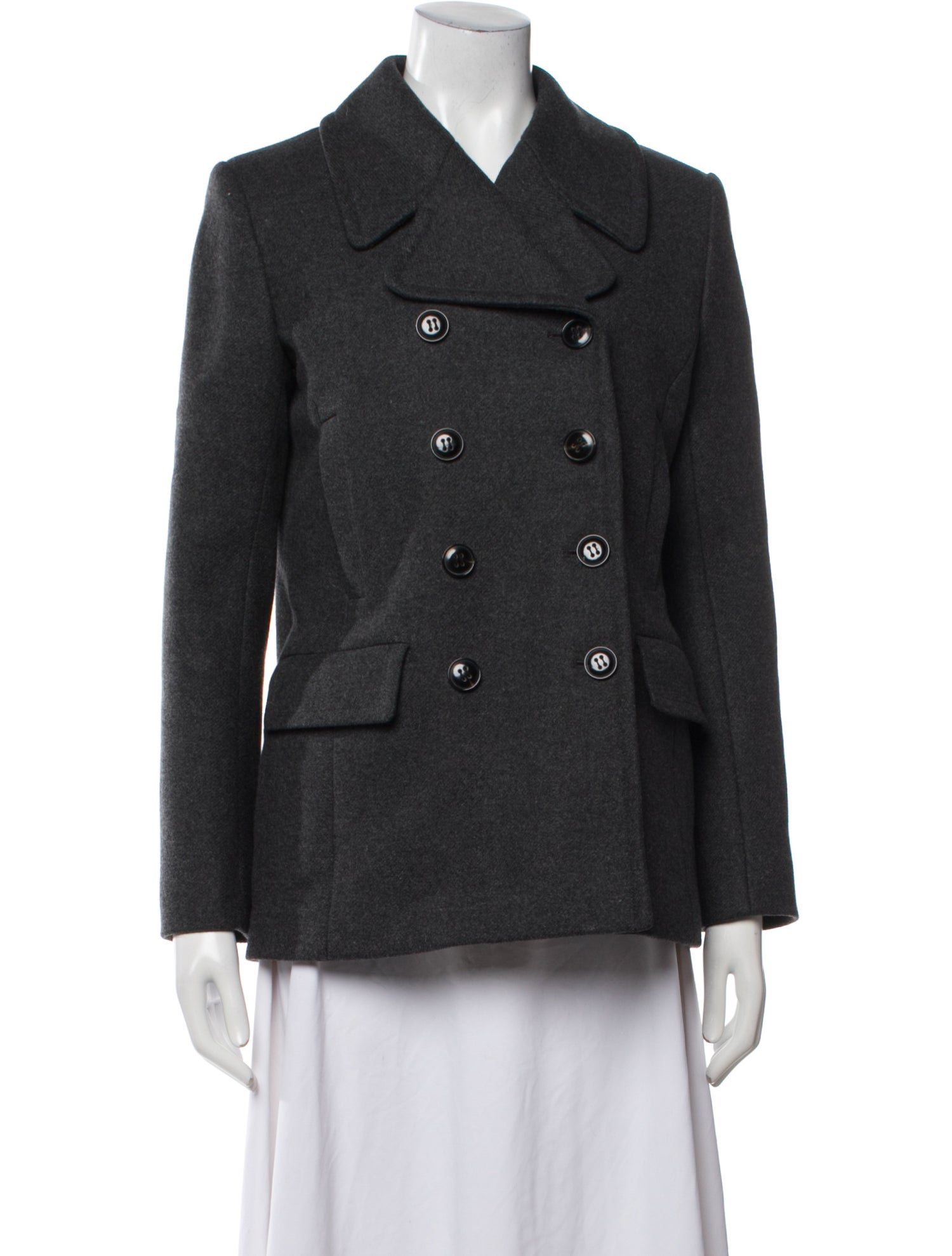 Theory Virgin Wool Peacoat