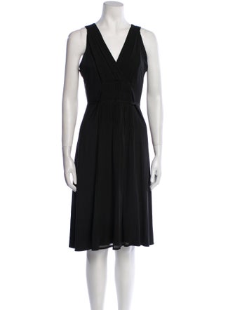 Theory V-Neck Knee-Length Dress