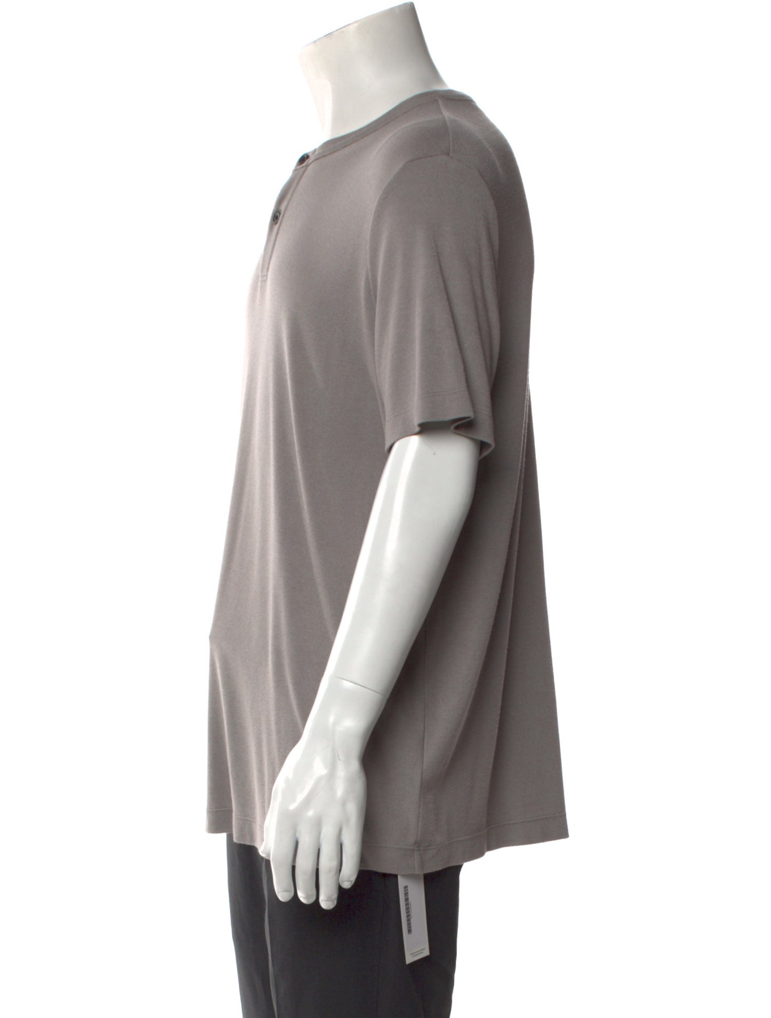 Theory Crew Neck Short Sleeve Henley