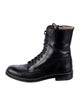 Theory Leather Combat Boots