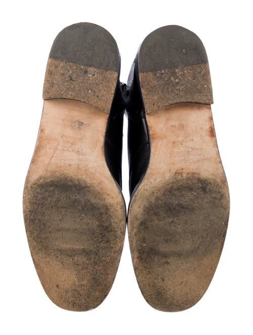 Theory Leather Combat Boots