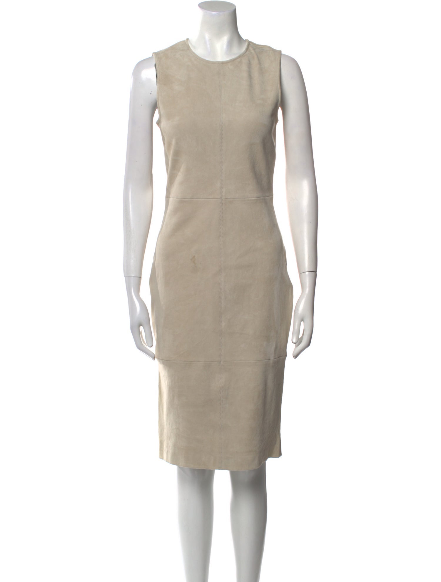 Theory Leather Midi Length Dress