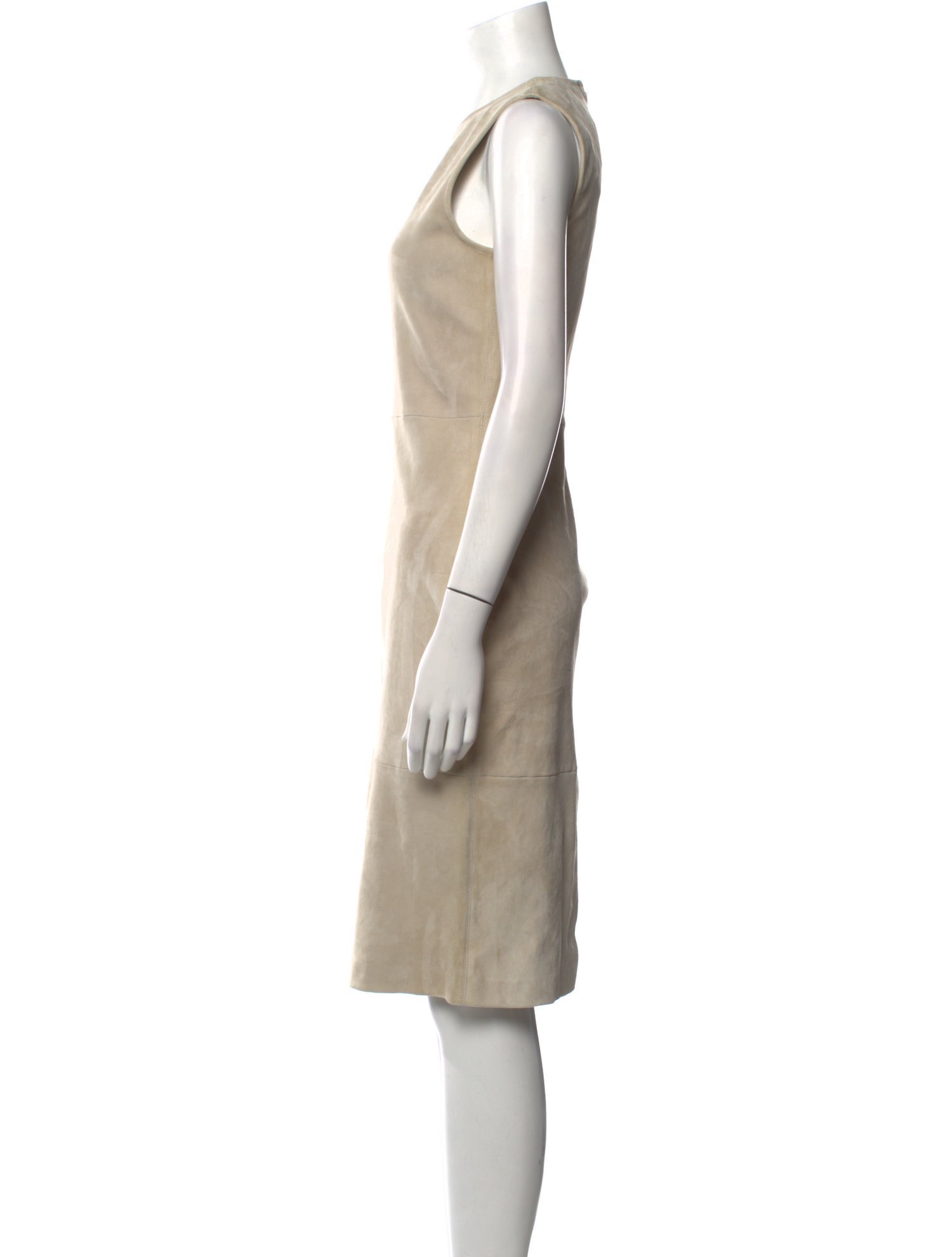 Theory Leather Midi Length Dress