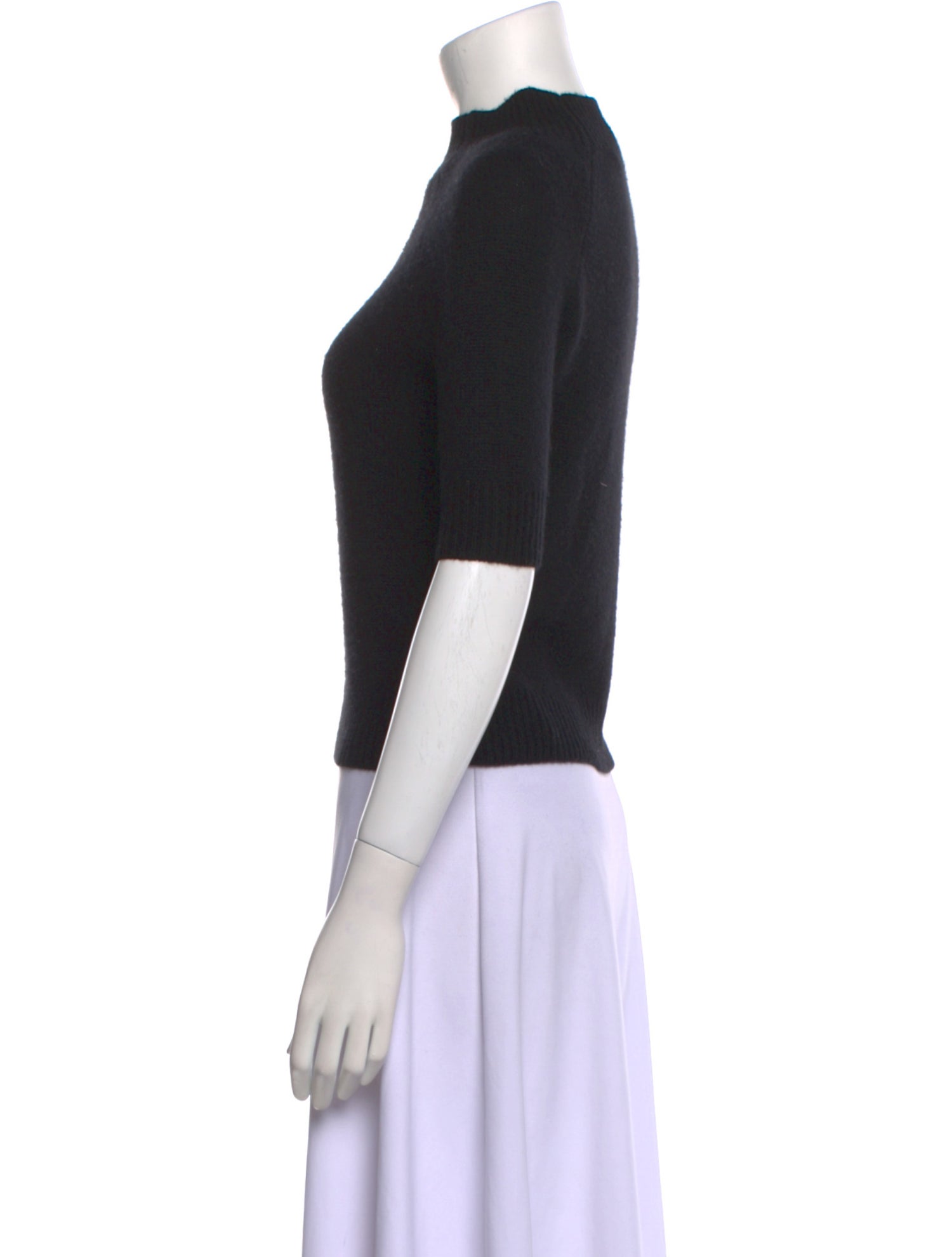 Theory Cashmere Mock Neck Sweater