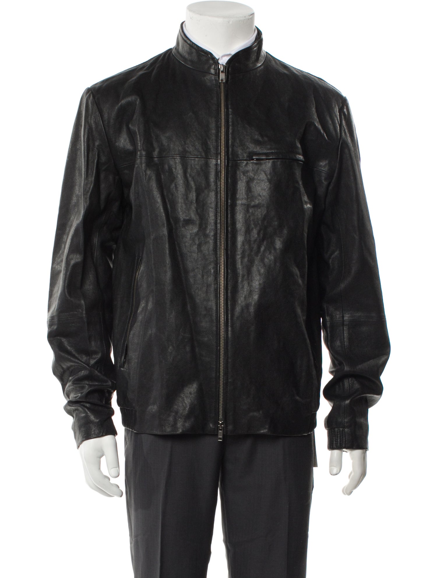 Theory Lamb Leather Bomber Jacket w/ Tags