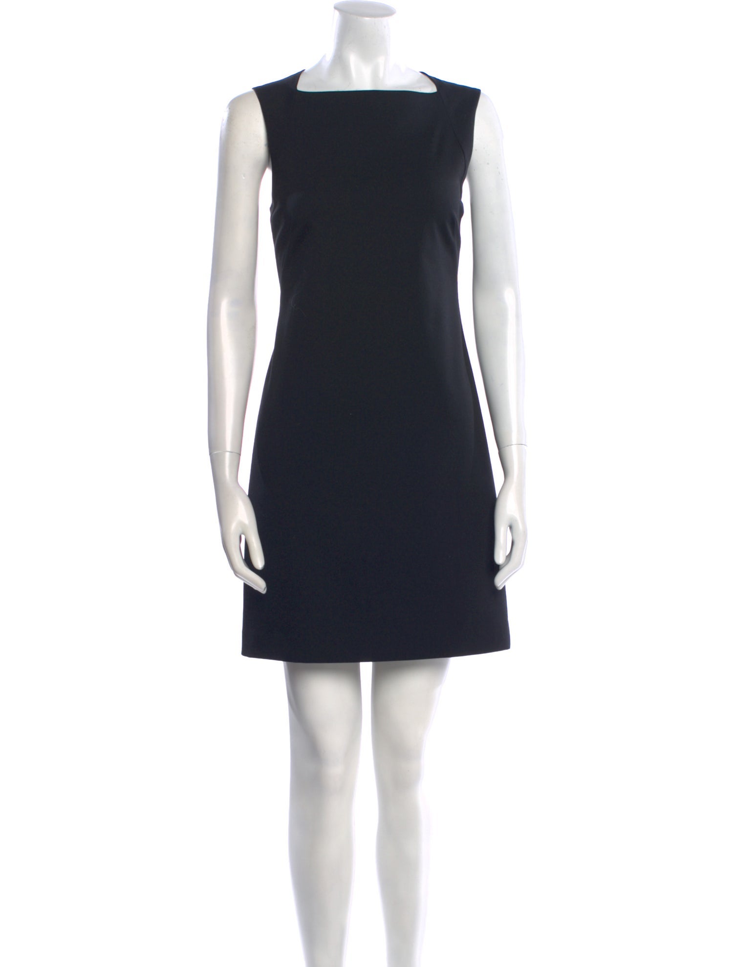 Theory Square Neckline Mini Dress