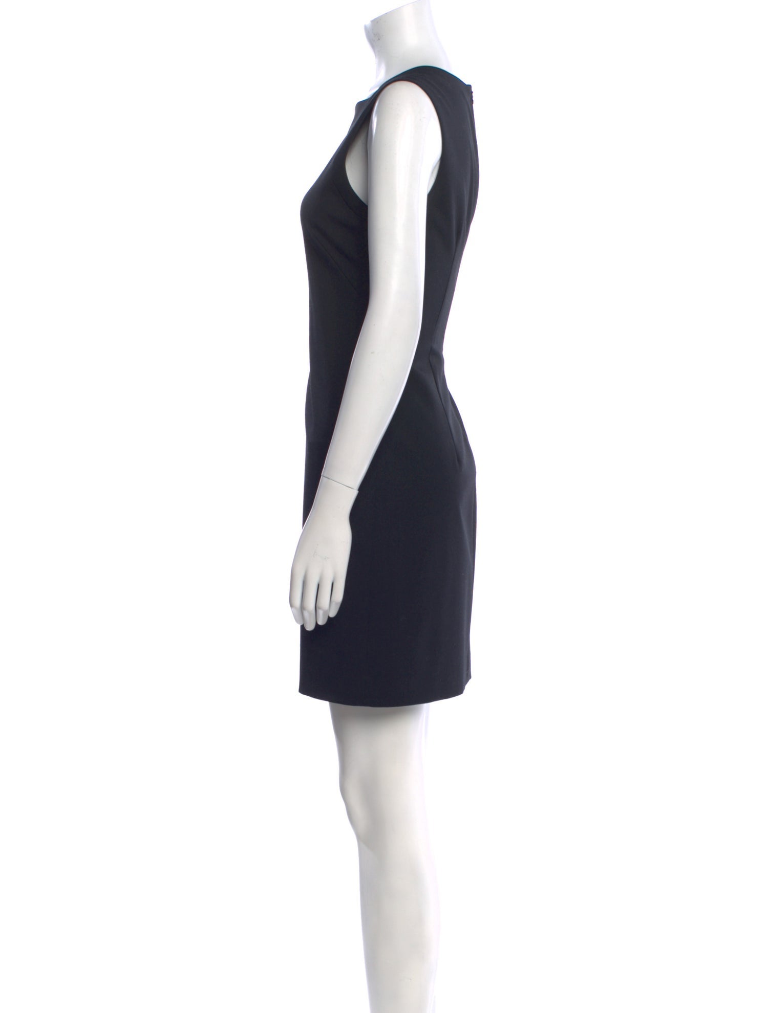 Theory Square Neckline Mini Dress