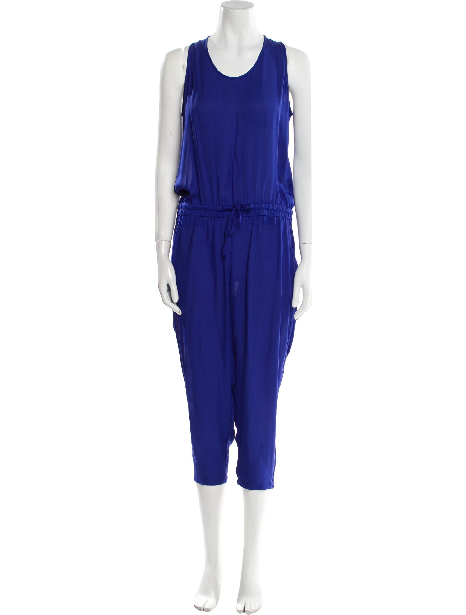 Theory Silk Scoop Neck Jumpsuit