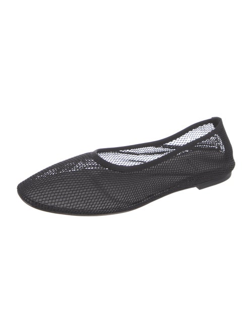 Theory Mesh Lace Pattern Ballet Flats