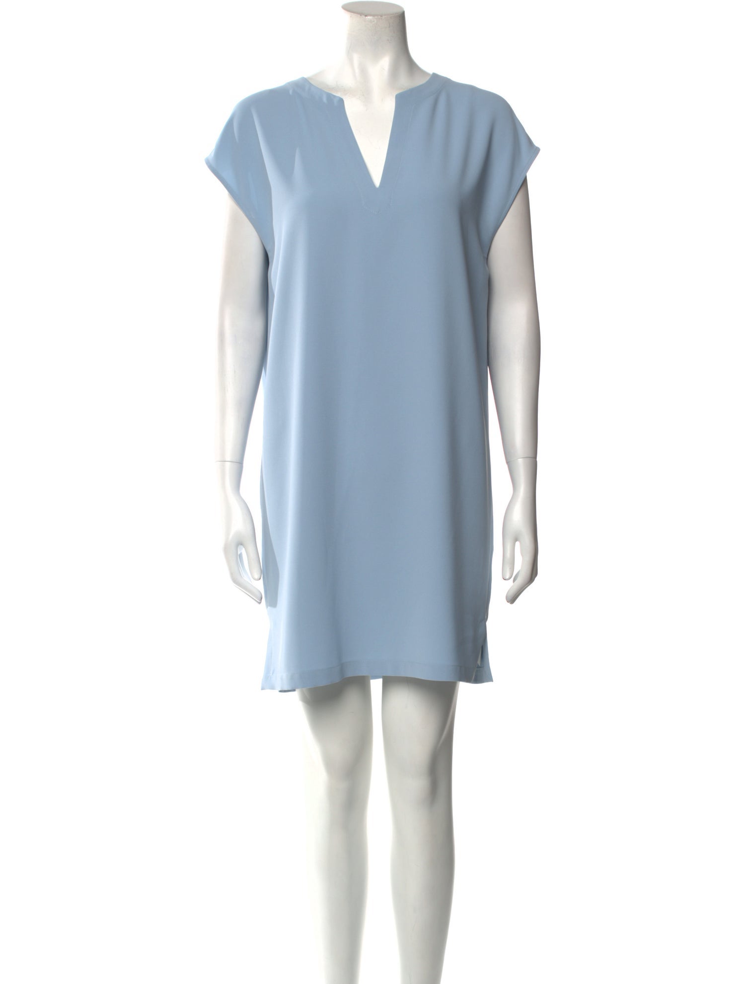 Theory V-Neck Mini Dress