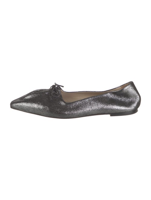 Theory Pleated Accents Ballet Flats