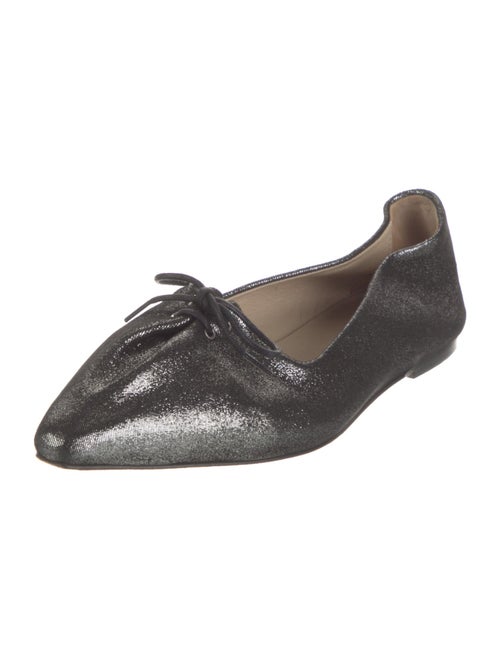 Theory Pleated Accents Ballet Flats