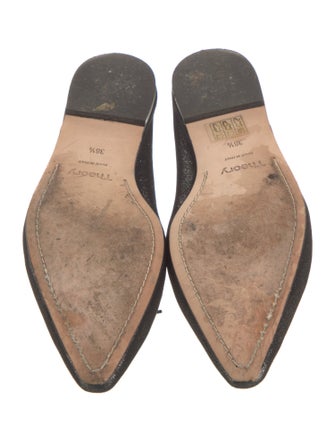 Theory Pleated Accents Ballet Flats