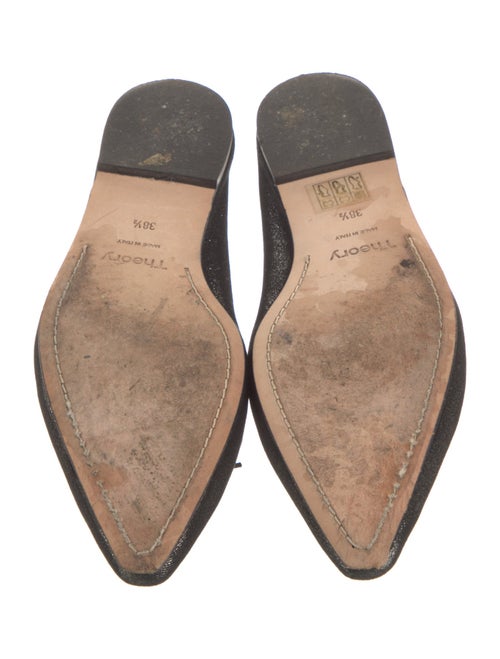 Theory Pleated Accents Ballet Flats