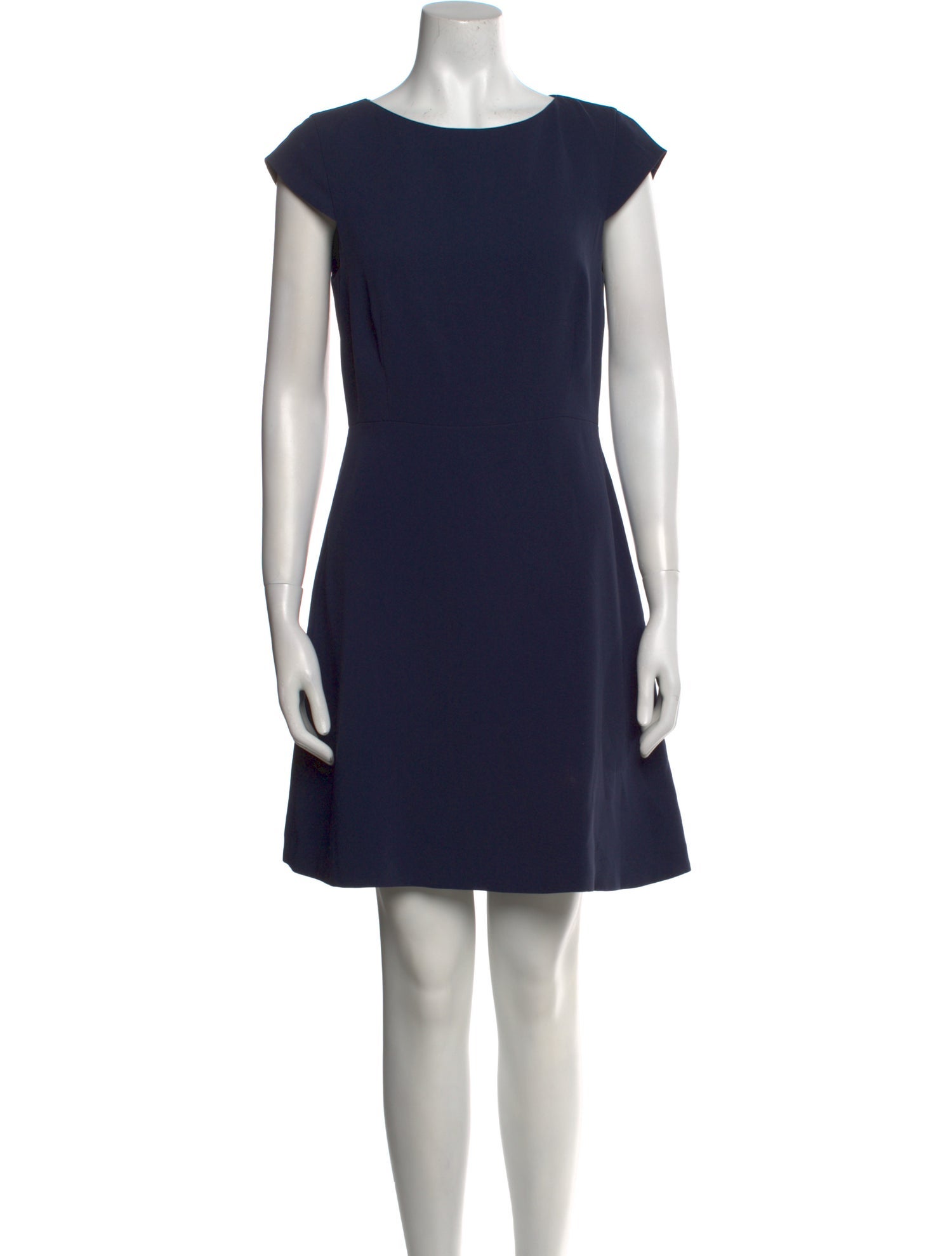 Theory Bateau Neckline Mini Dress
