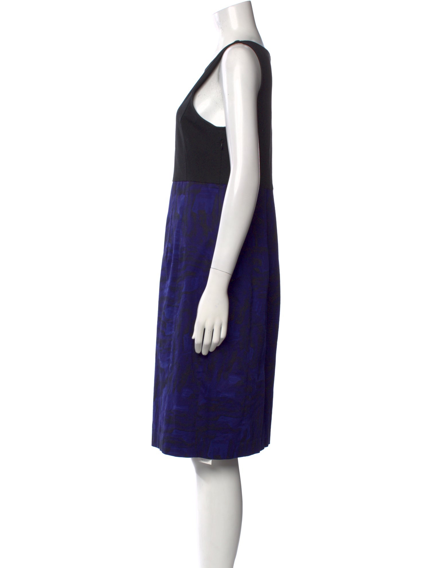 Theory Colorblock Pattern Knee-Length Dress