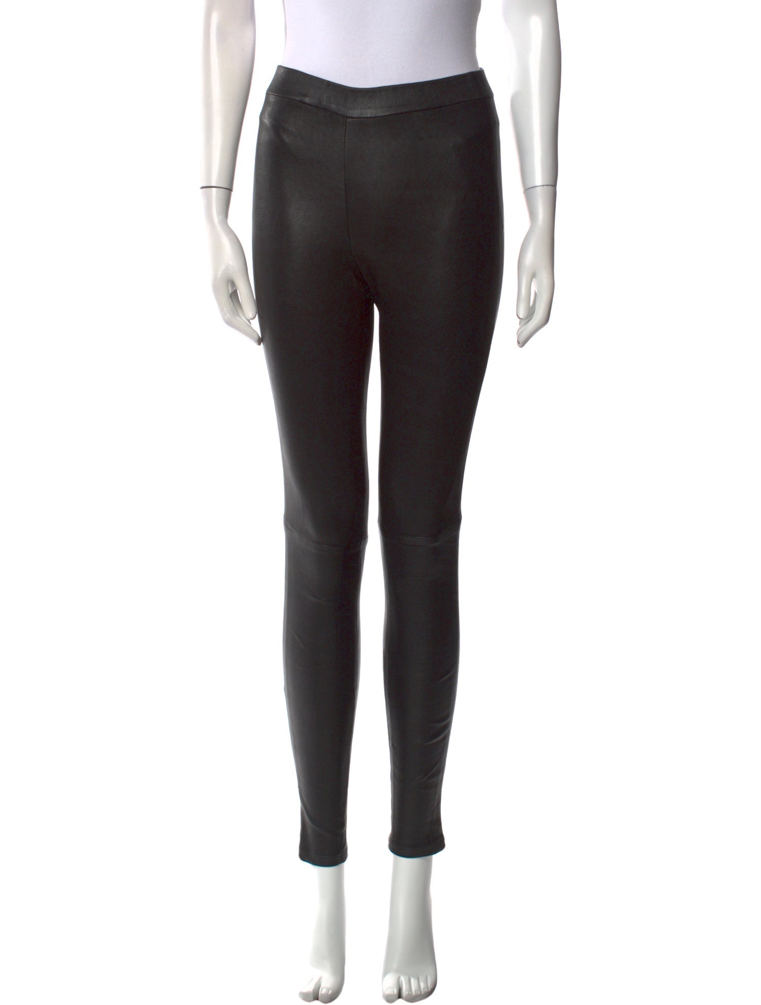 Theory Leather Skinny Leg Pants