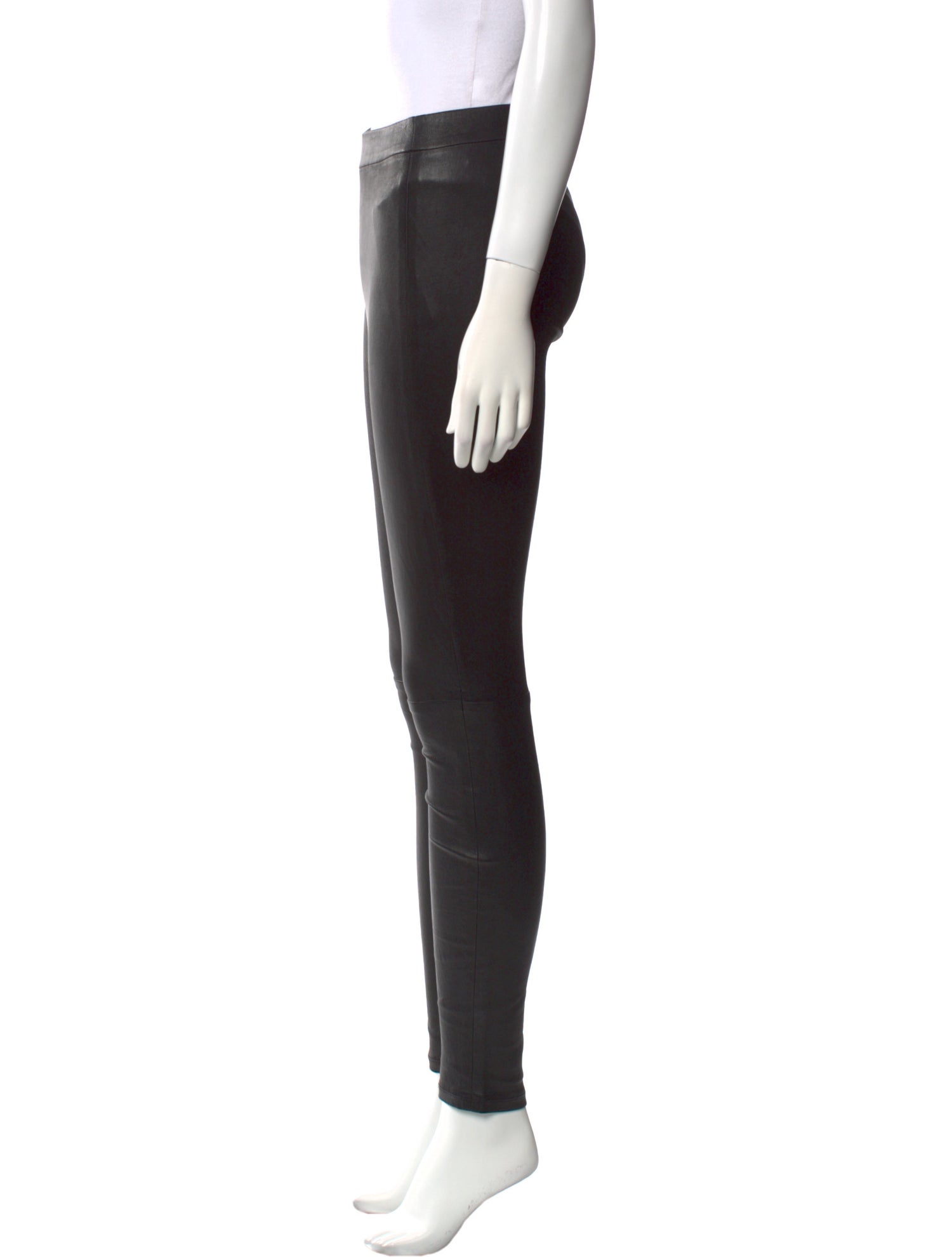 Theory Leather Skinny Leg Pants