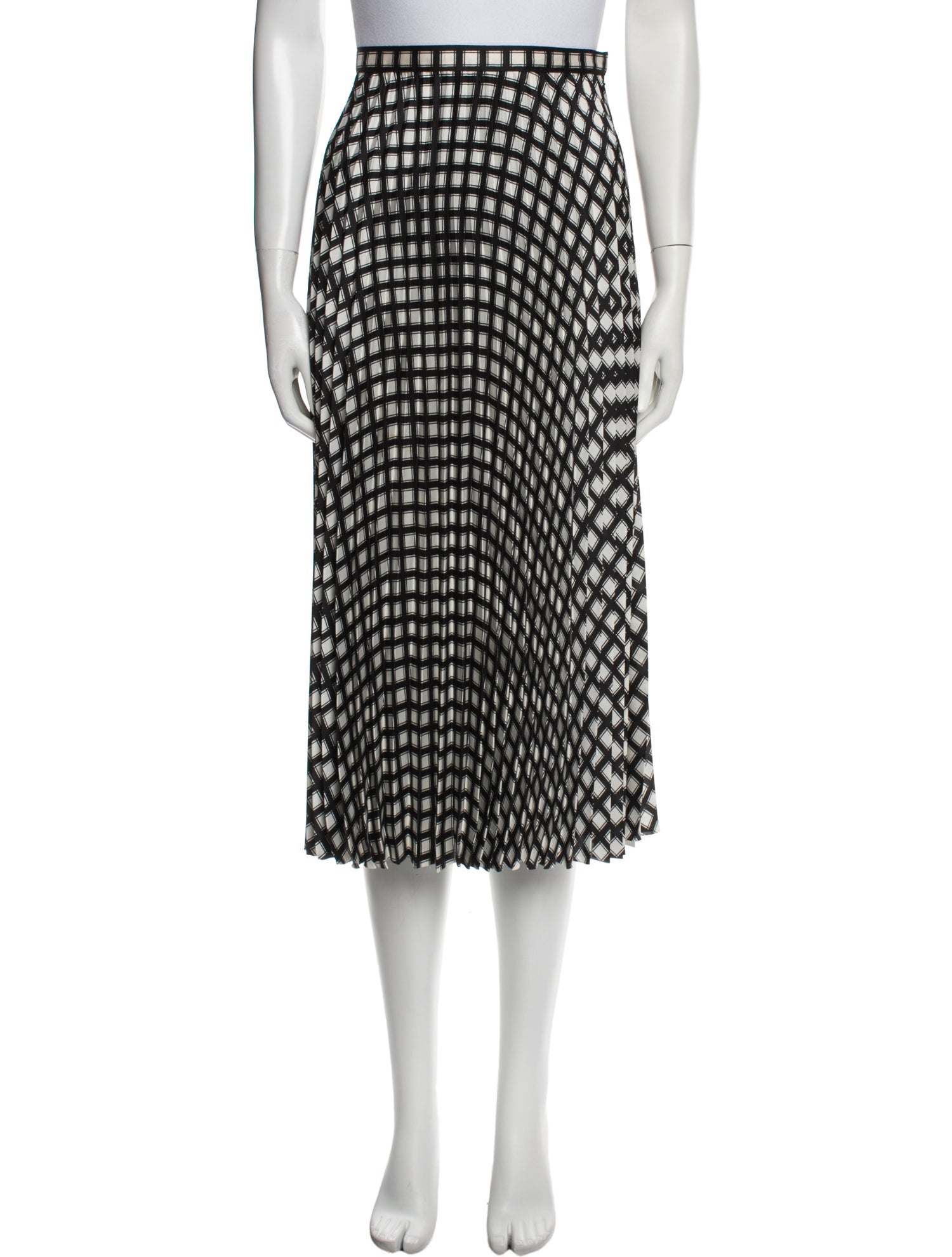 Theory Printed Midi Length Skirt