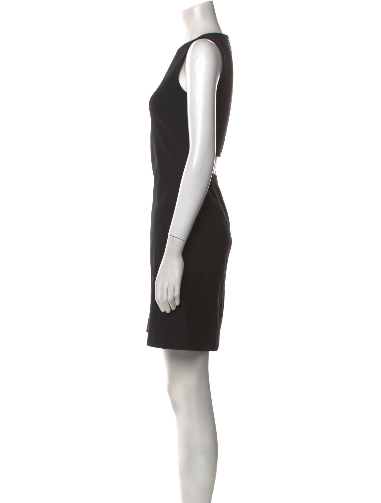 Theory Bateau Neckline Mini Dress