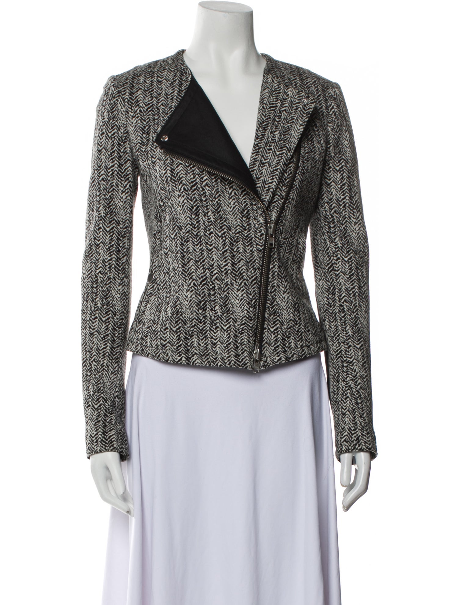 Theory Printed Biker Jacket