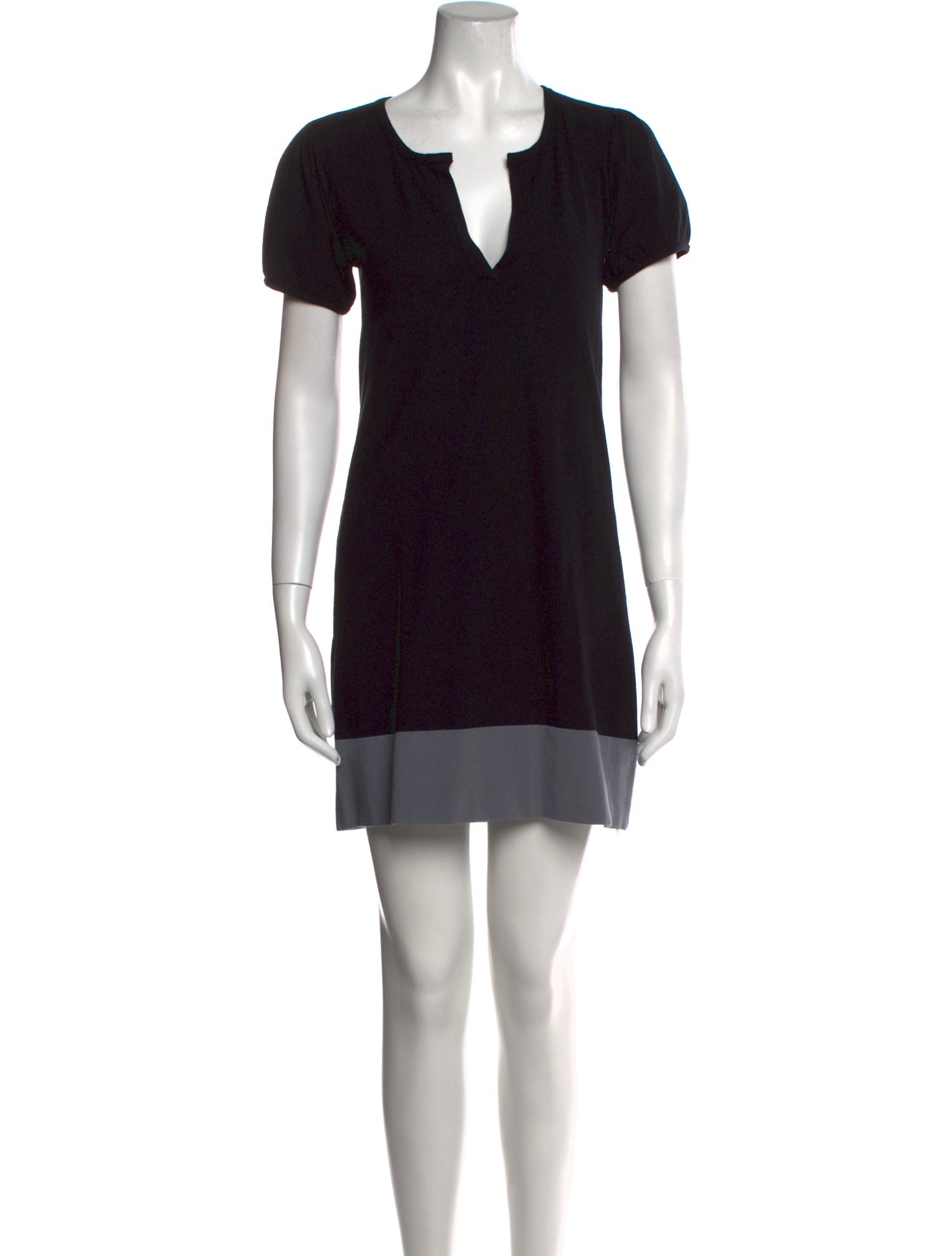 Theory V-Neck Mini Dress