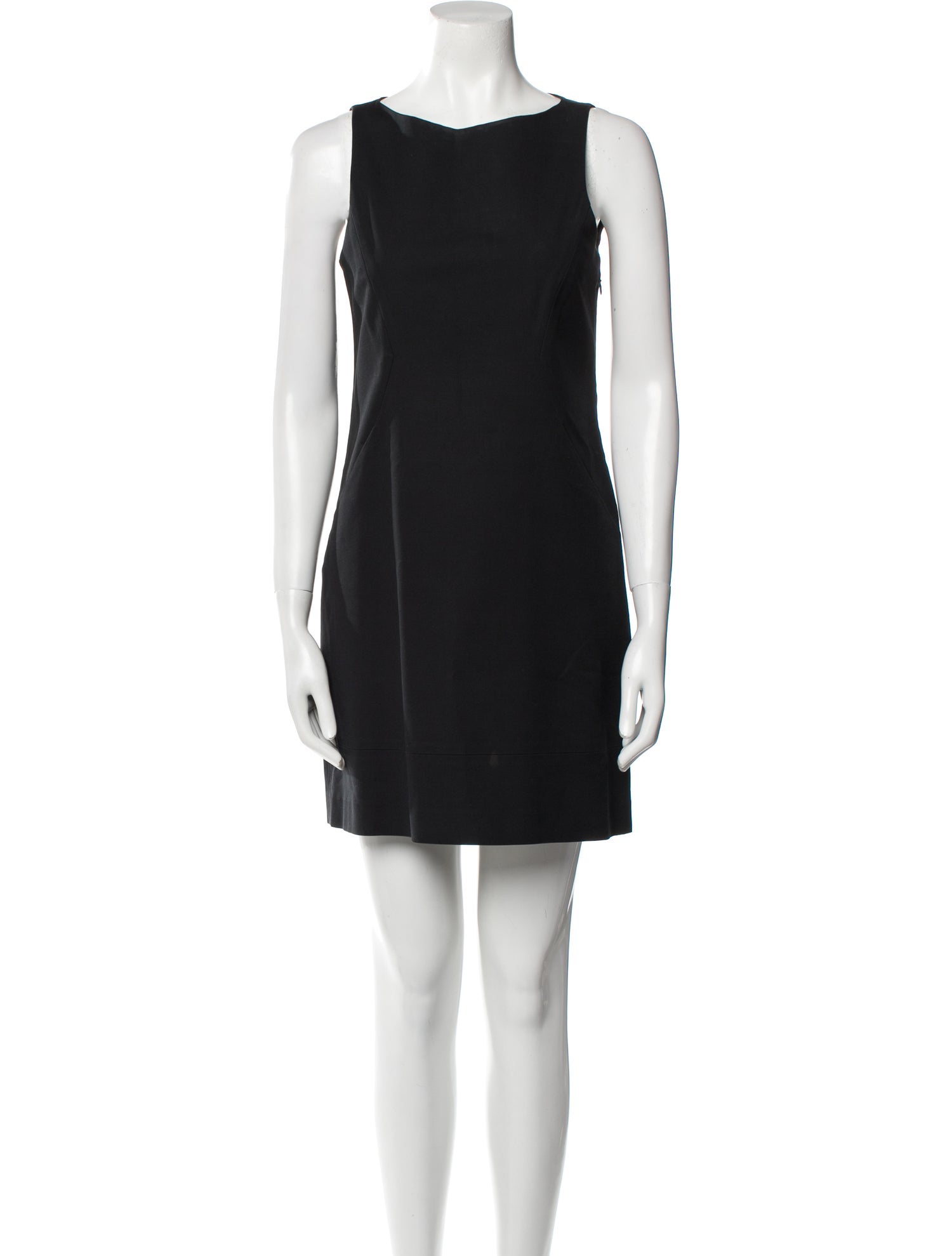 Theory Bateau Neckline Mini Dress