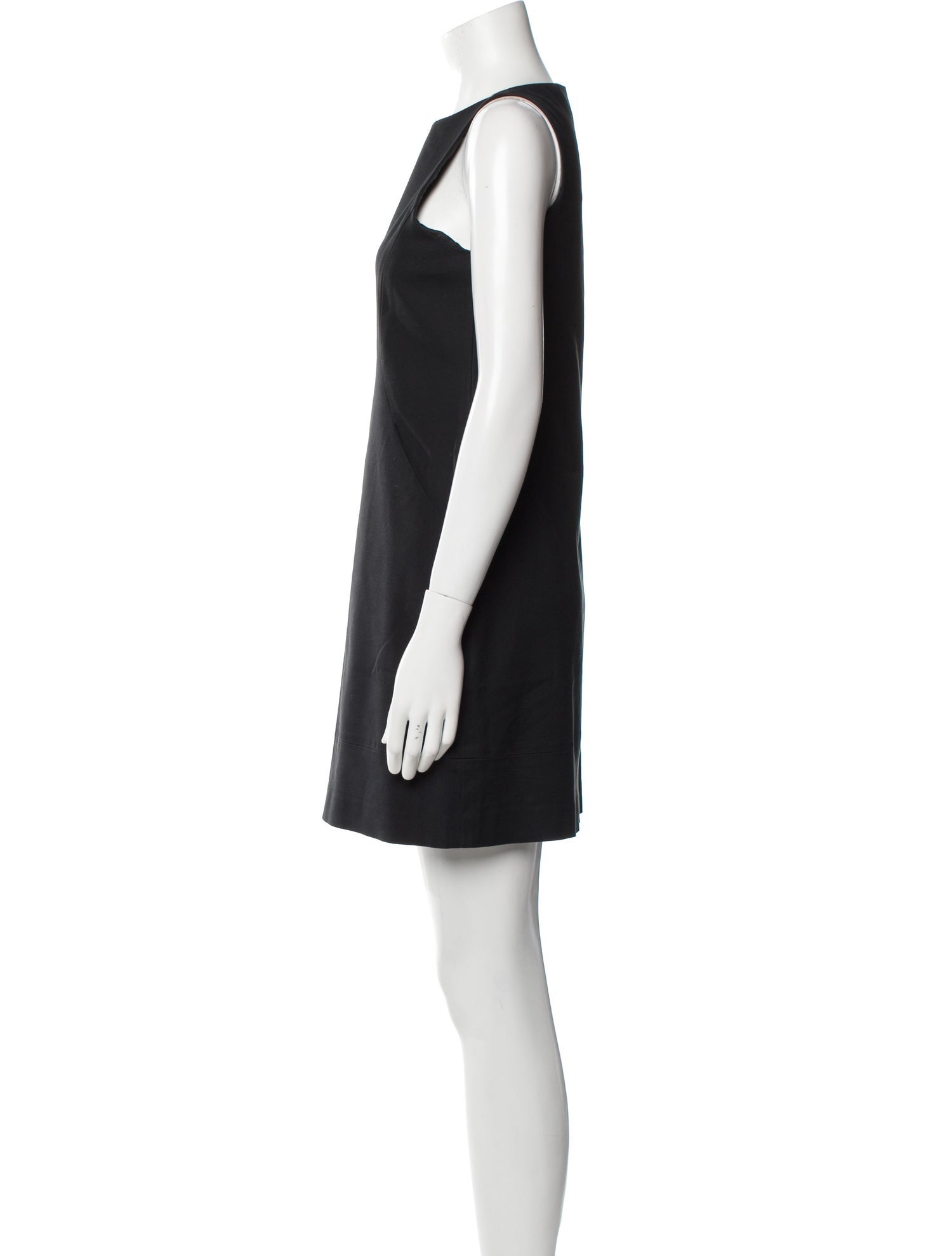 Theory Bateau Neckline Mini Dress