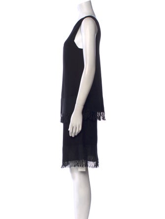 Theory Scoop Neck Knee-Length Dress