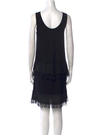 Theory Scoop Neck Knee-Length Dress