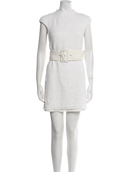 Theory Mock Neck Mini Dress