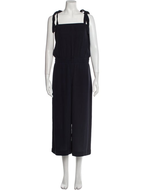 Theory Silk Square Neckline Jumpsuit