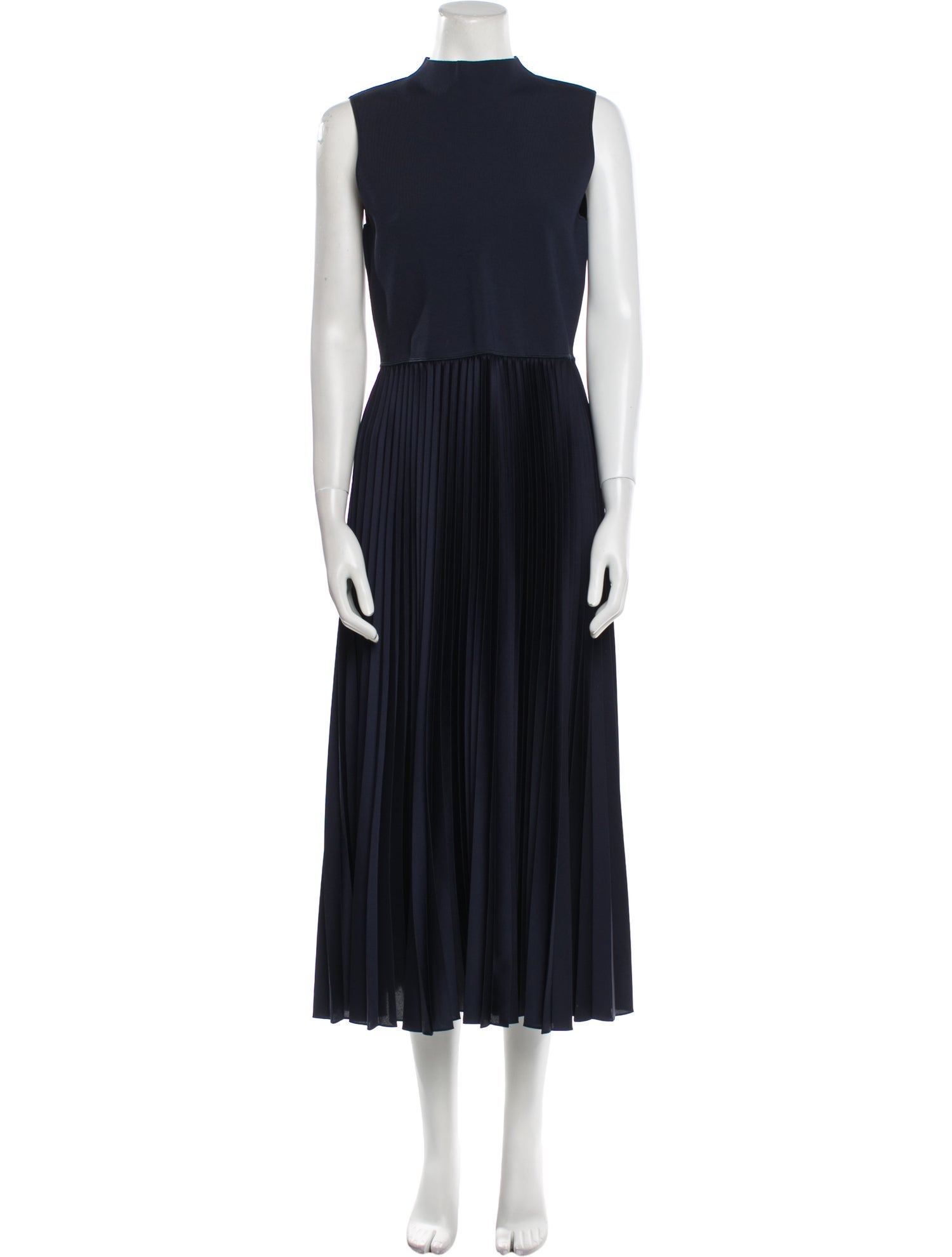 Theory Mock Neck Long Dress