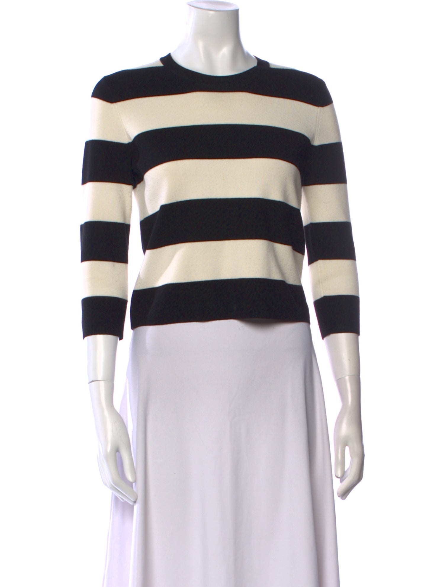 Theory Striped Crew Neck Sweater
