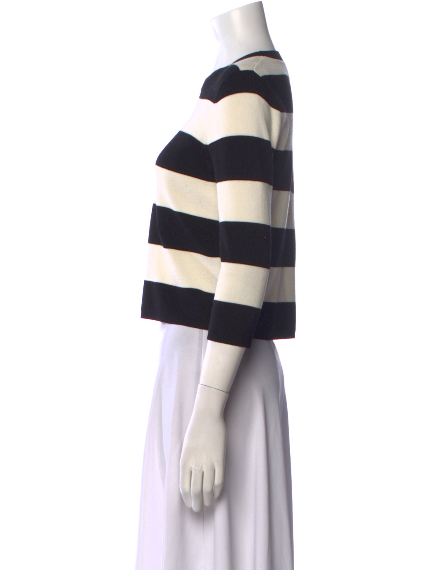 Theory Striped Crew Neck Sweater