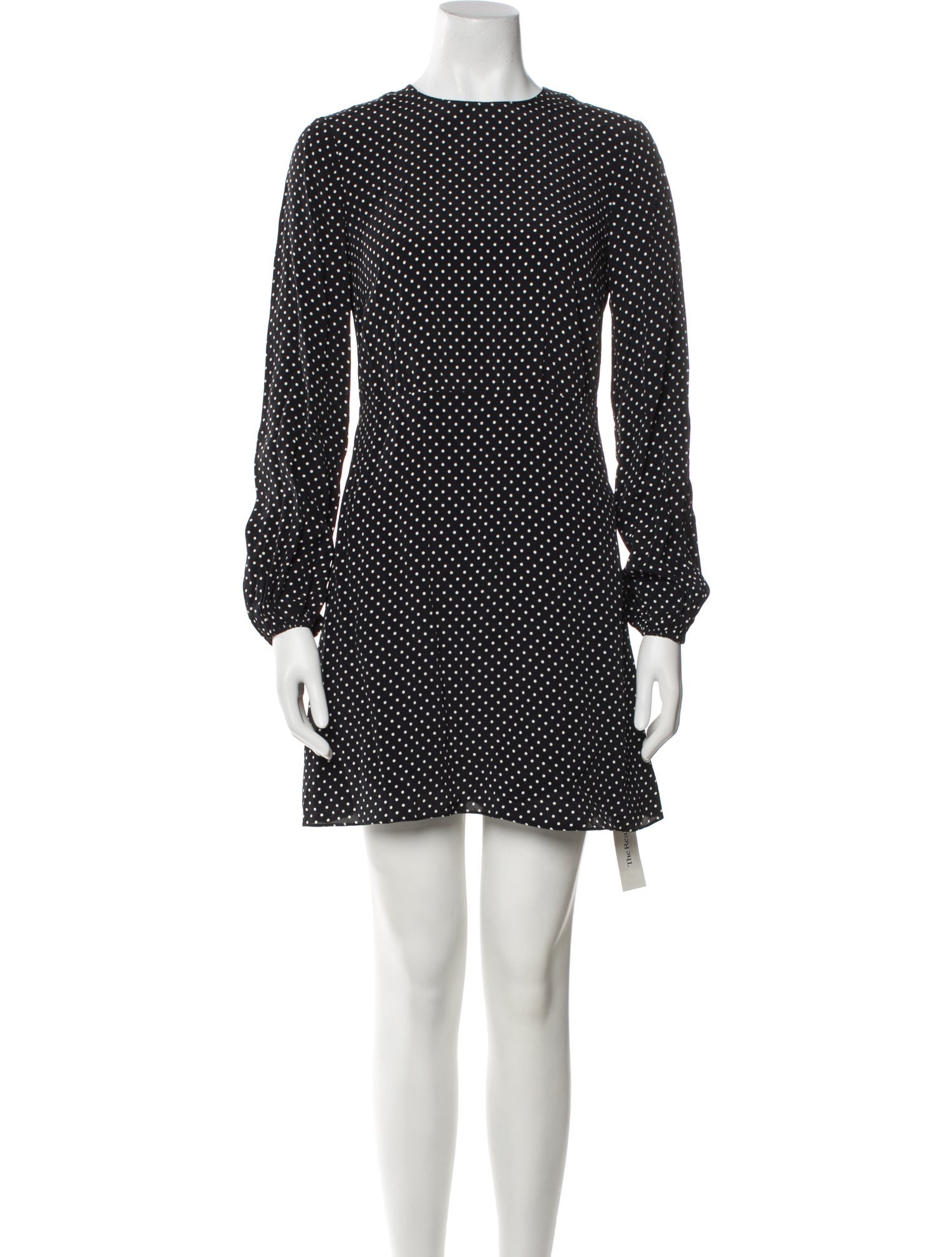 Theory Polka Dot Print Mini Dress