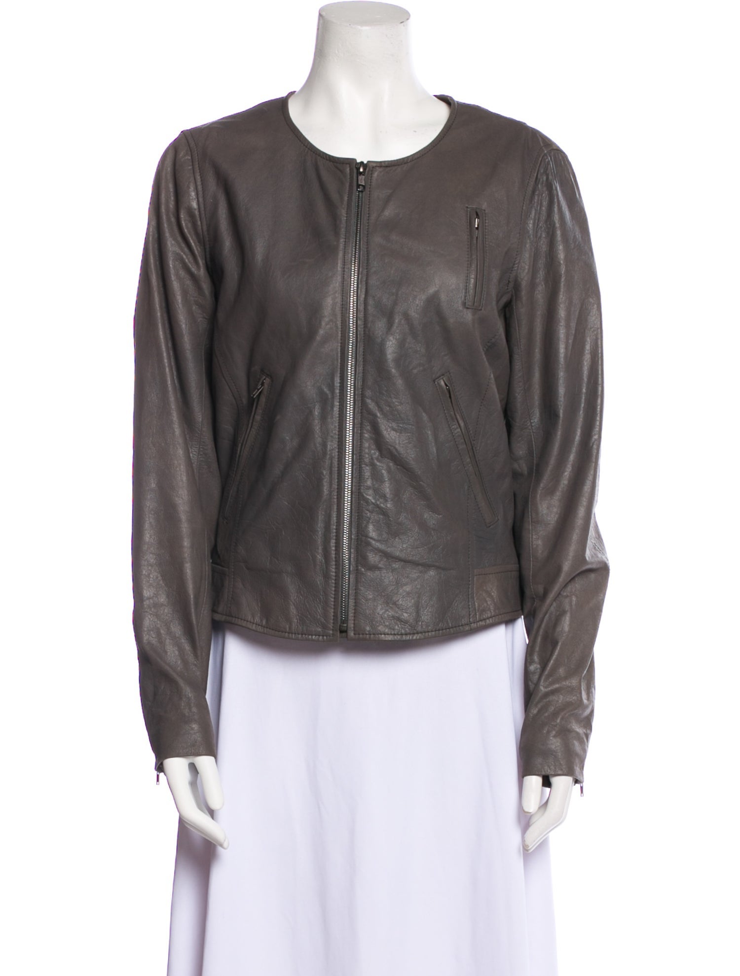 Theory Leather Biker Jacket