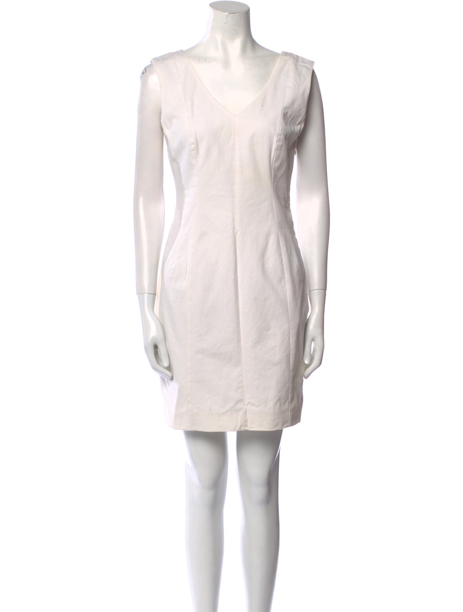 Theory V-Neck Mini Dress