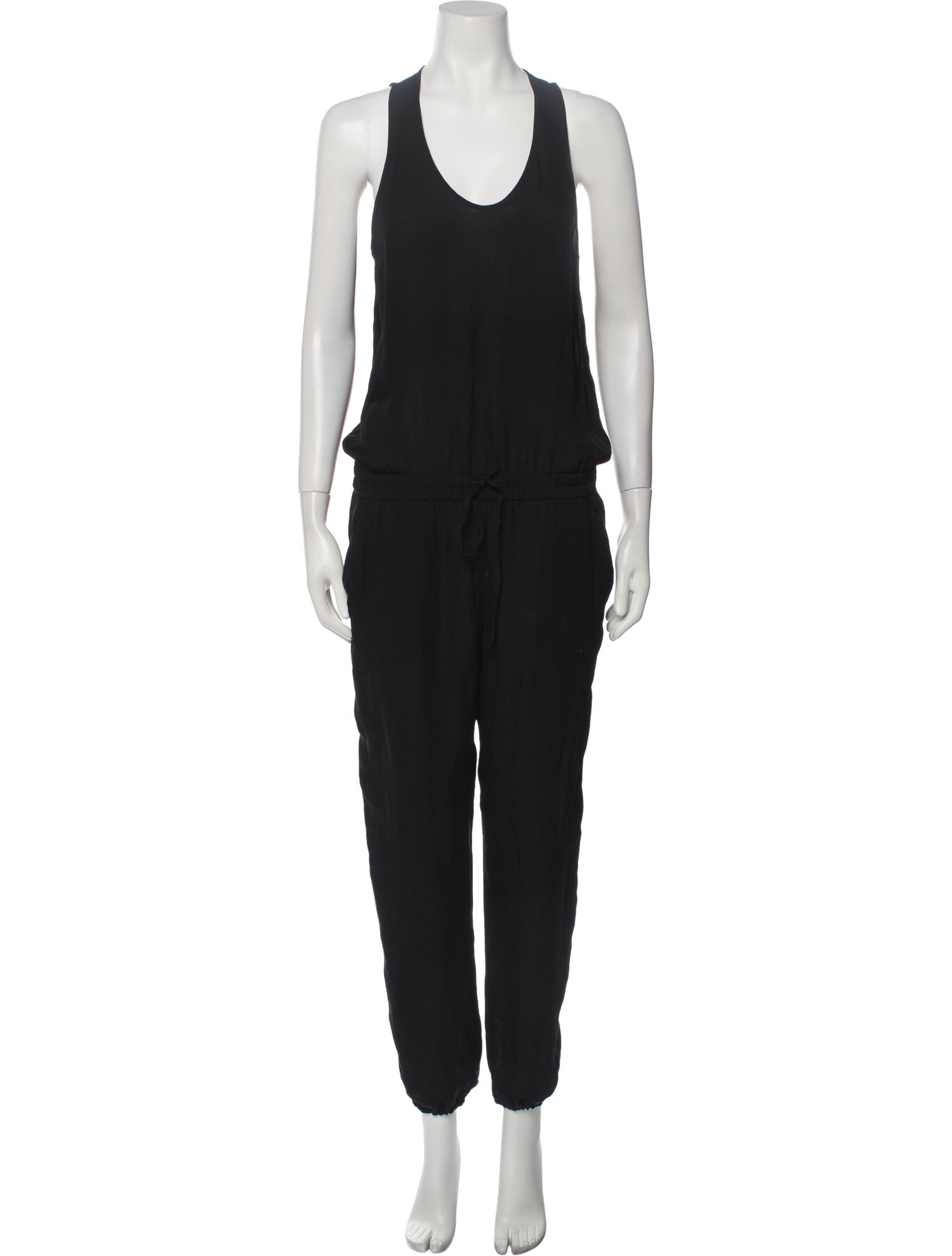 Theory Silk Scoop Neck Jumpsuit