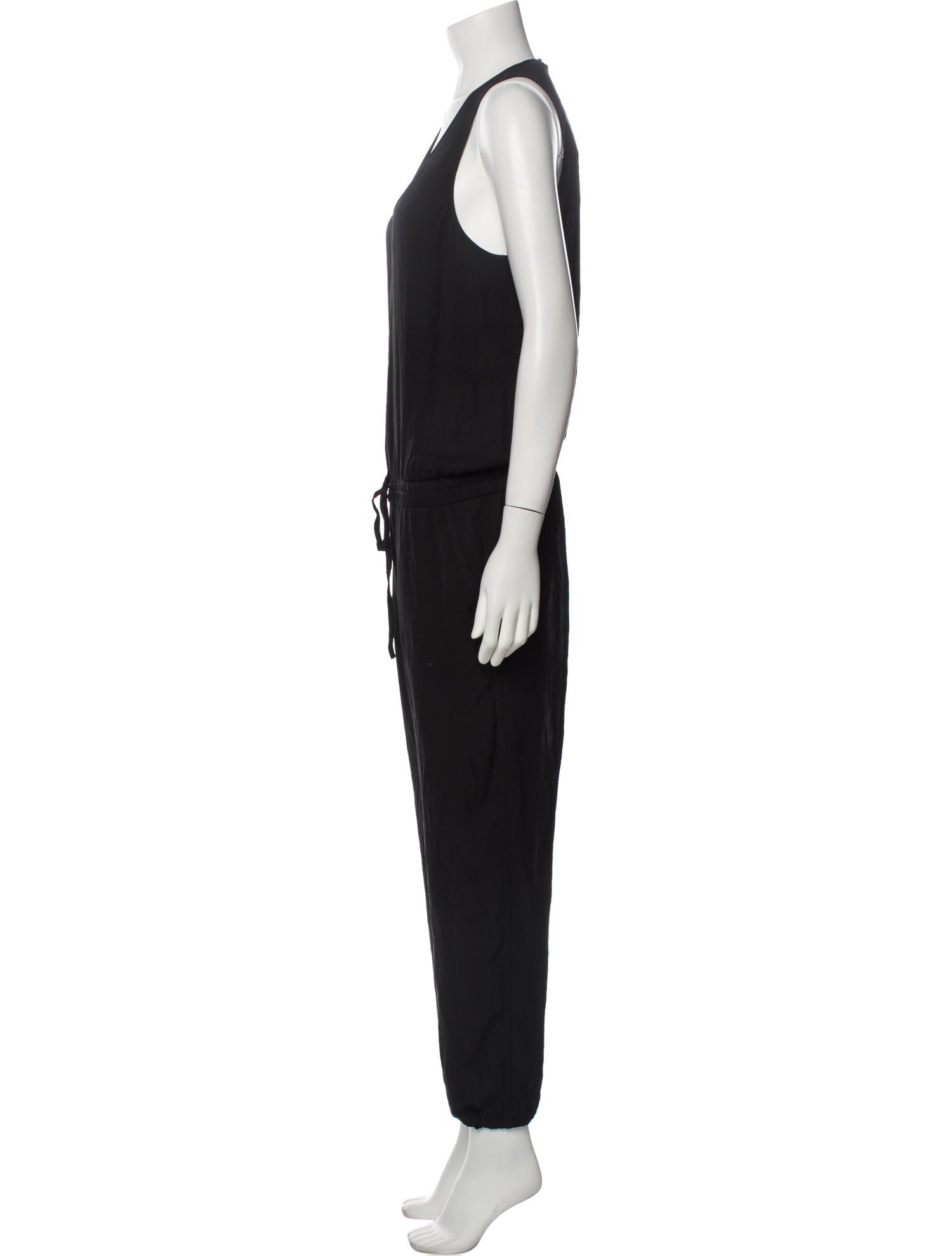 Theory Silk Scoop Neck Jumpsuit