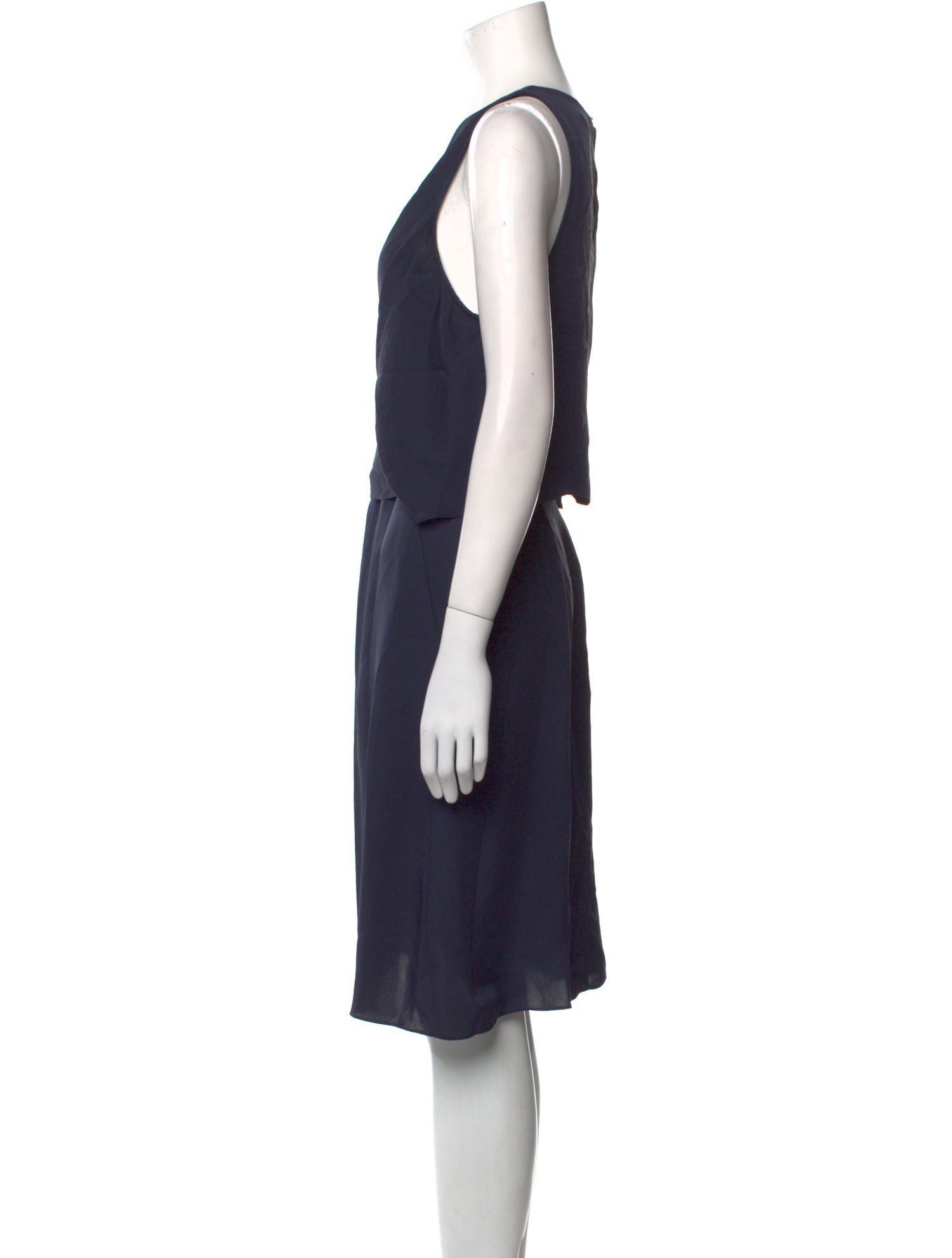 Theory Silk Knee-Length Dress