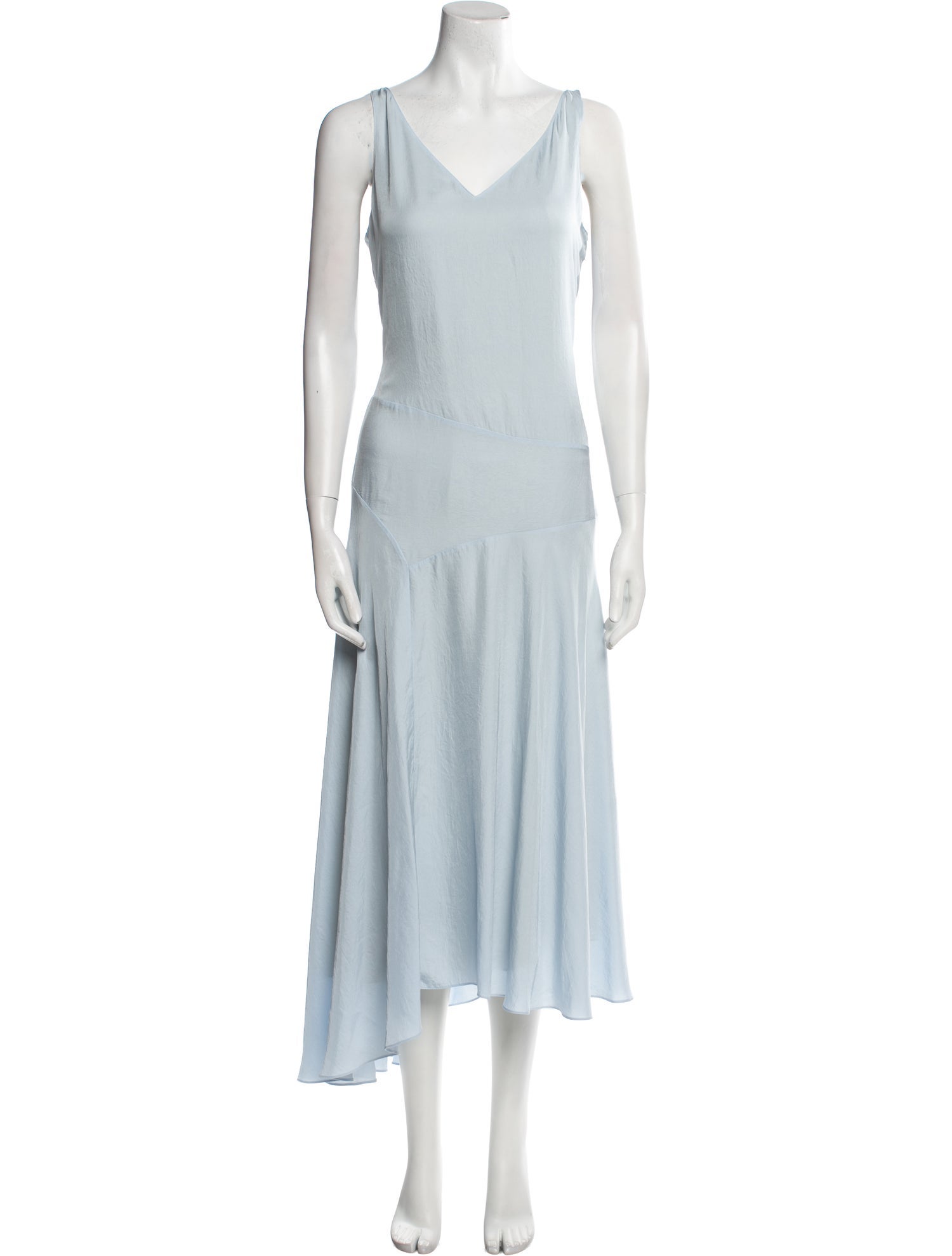 Theory V-Neck Midi Length Dress