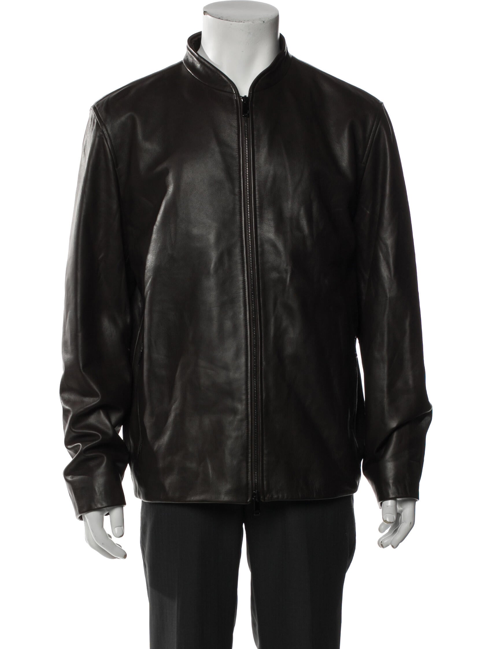 Theory Lamb Leather Bomber Jacket