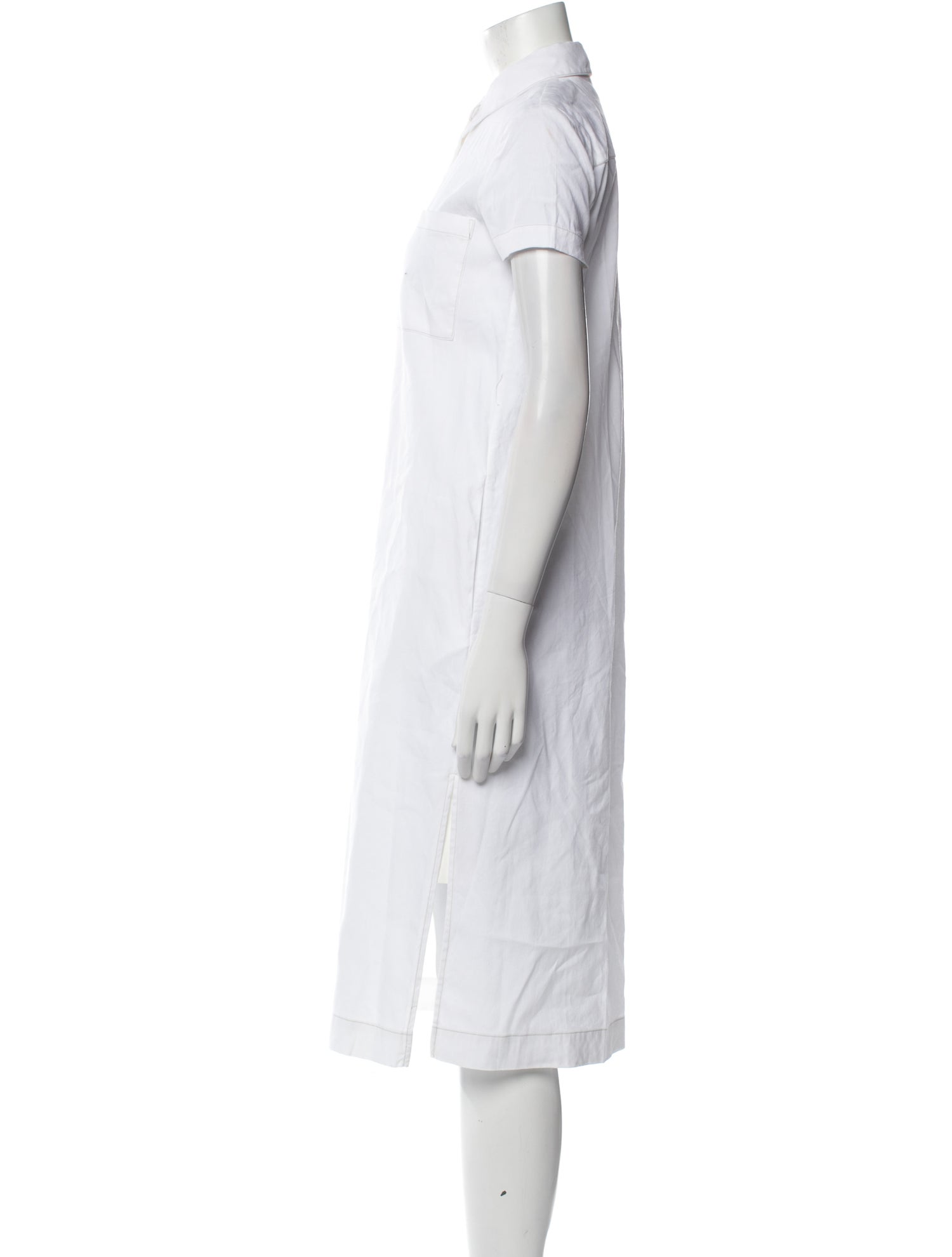 Theory Linen Midi Length Dress