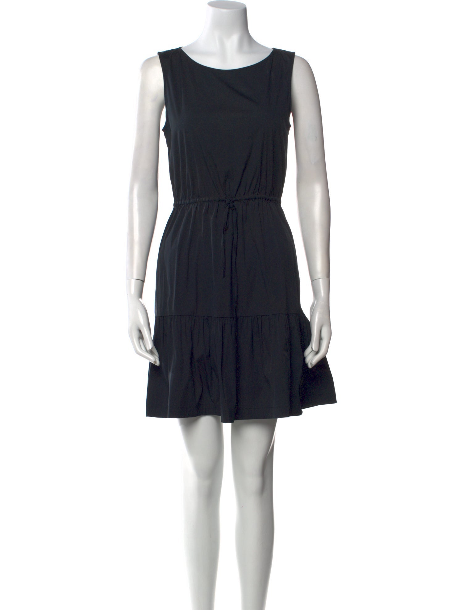 Theory Bateau Neckline Mini Dress